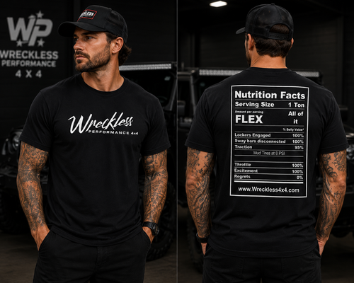 Wreckless Nutrition Facts Tee