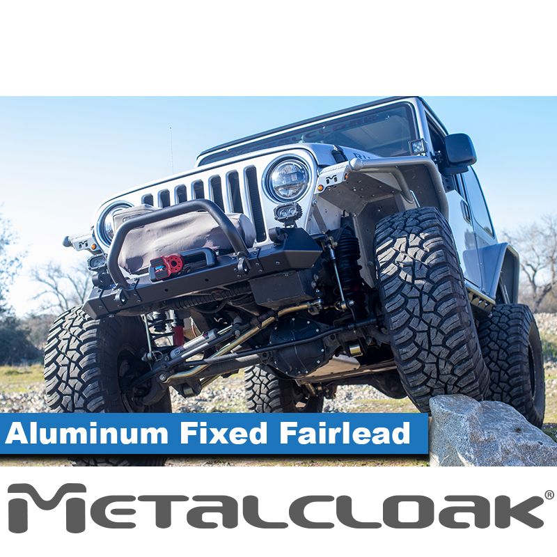 MetalCloak Aluminum Fixed Fairlead, CJ/YJ/TJ/LJ
