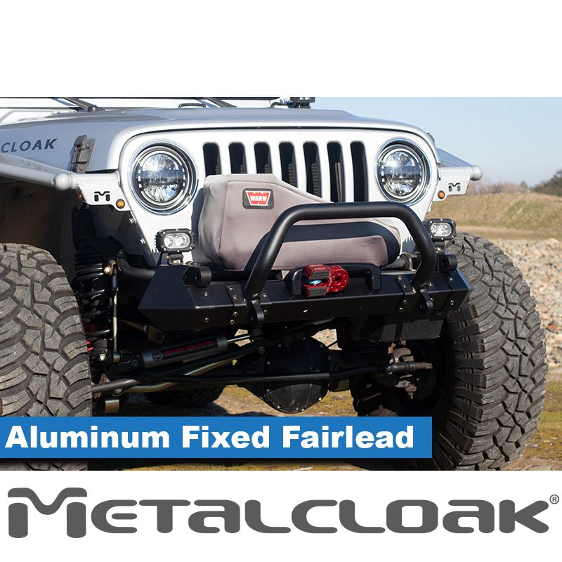 MetalCloak Aluminum Fixed Fairlead, CJ/YJ/TJ/LJ