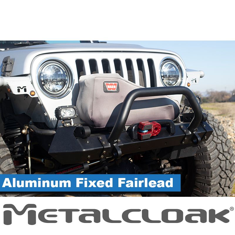 MetalCloak Aluminum Fixed Fairlead, CJ/YJ/TJ/LJ