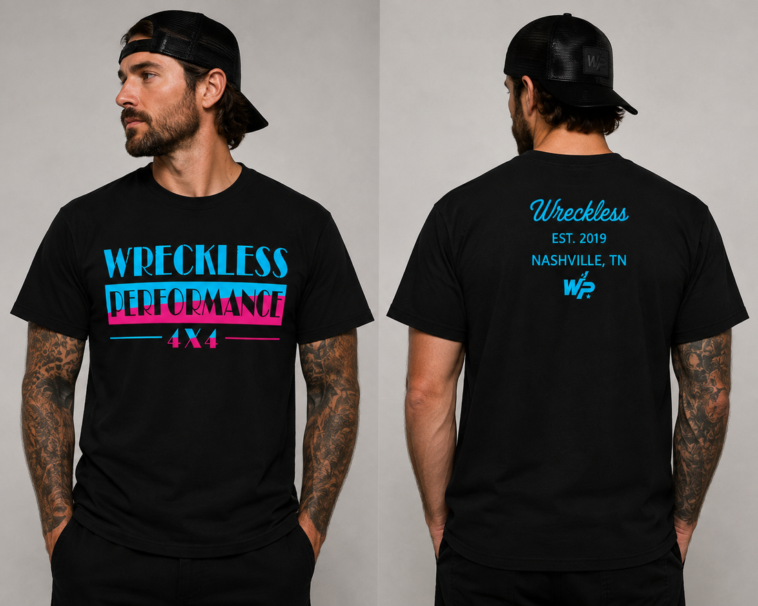 Wreckless Performance 4x4 Throwback Tee