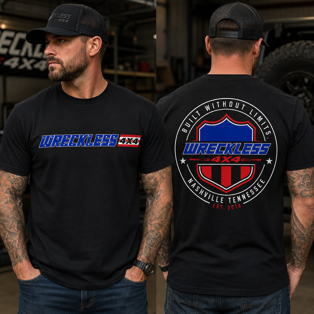Wreckless 4x4 Shield Tee