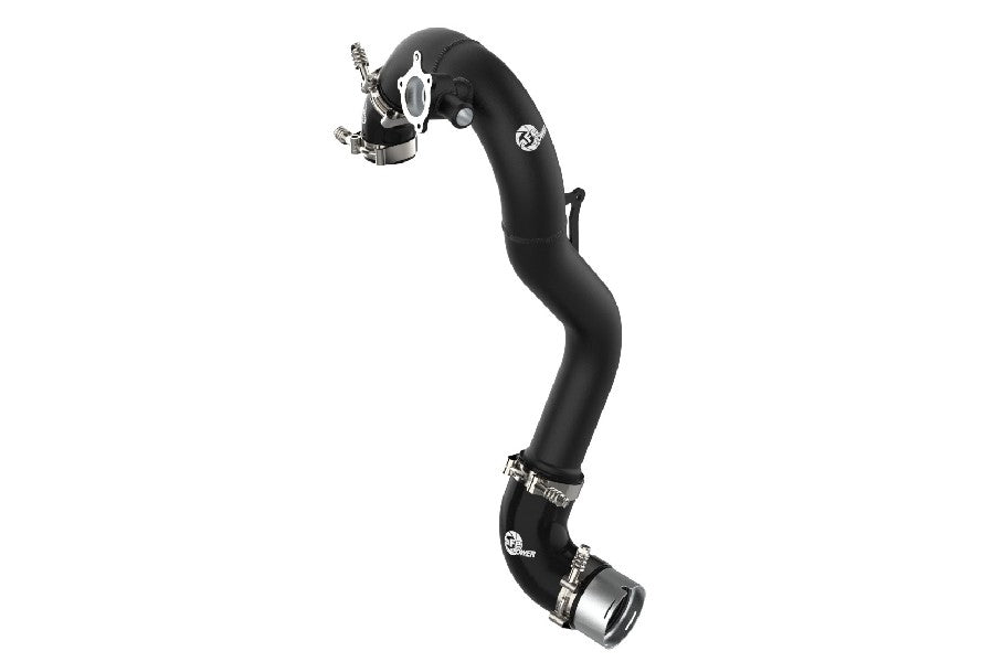 aFe POWER BladeRunner 2 1/2in - 2 3/4in  Aluminum Hot Charge Pipe Black