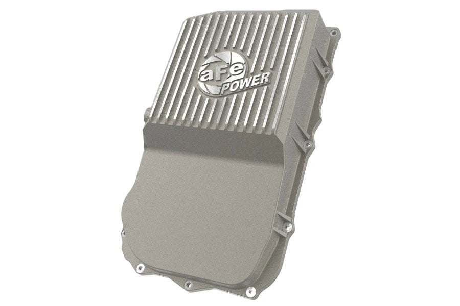 aFe POWER Street Series Transmission Pan Raw w/ Machined Fins