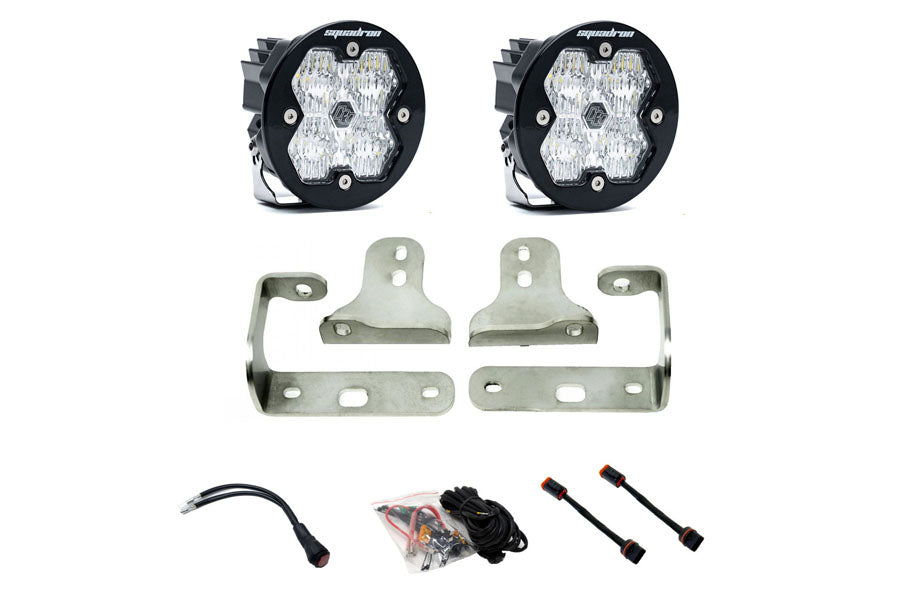 Baja Designs Squadron-R 2.0 Sport Fog Pocket Light Kit, Wide Cornering - Clear