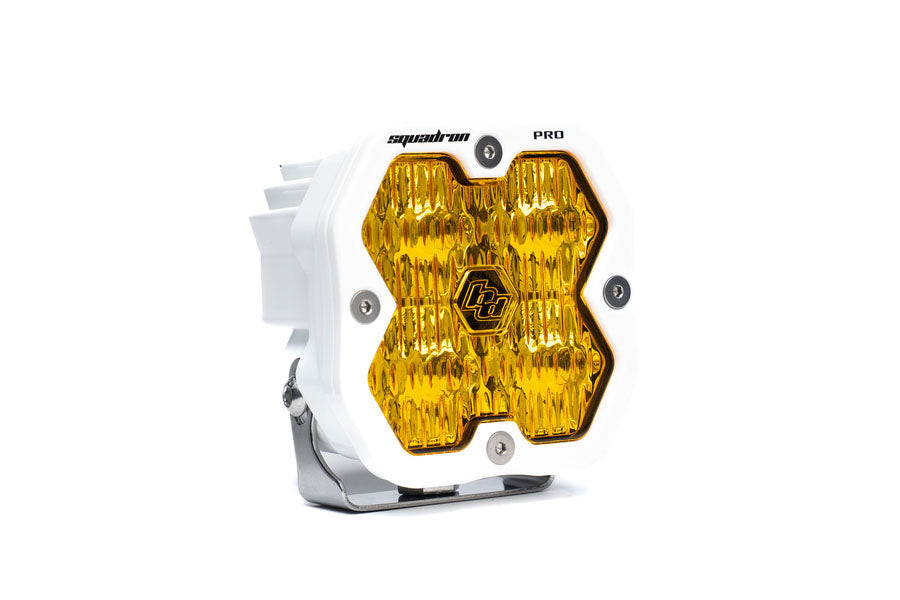 Baja Designs Squadron 2.0 Pro White LED Auxiliary Light Wide Cornering, Baja Amber
