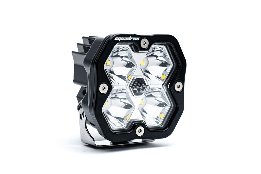Baja Designs Squadron 2.0 Sport LED Auxiliary Light Spot, Clear