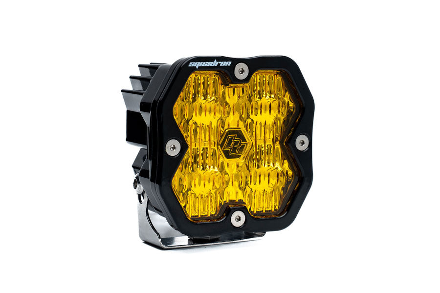 Baja Designs Squadron 2.0 Sport LED Auxiliary Light Wide Cornering, Baja Amber