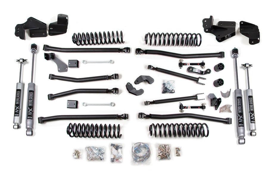 BDS Suspension 4in Long Arm Lift Kit w/ NX2 Nitro Shocks & Disconnects