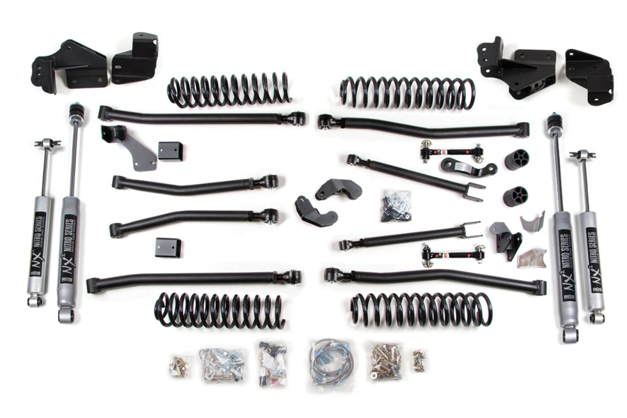 BDS Suspension 5.5in Long Arm Lift Kit w/ NX2 Nitro Shocks & Disconnects