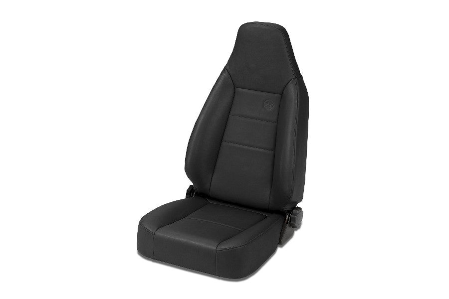 Bestop Trailmax II Sport Front Seat - All Vinyl, Black Crush
