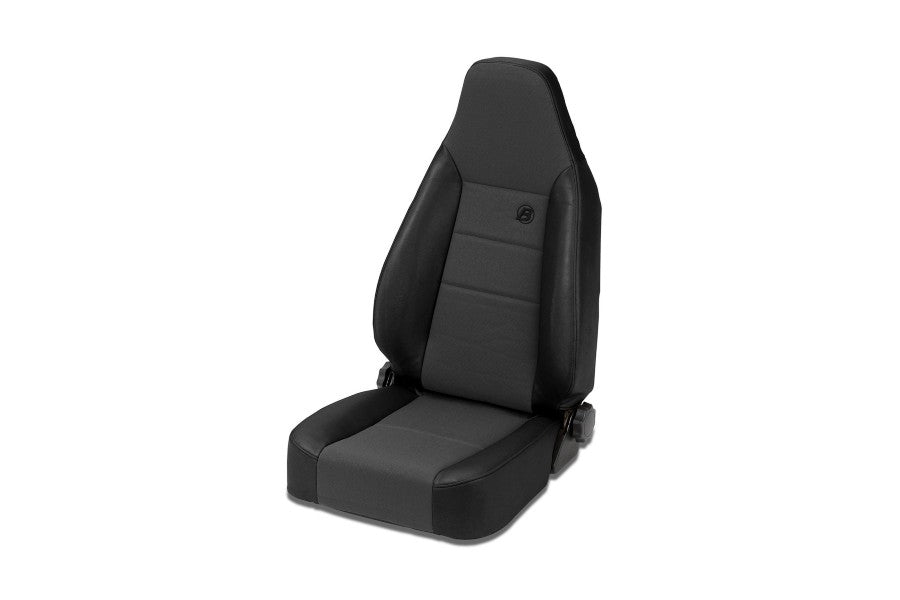 Bestop Trailmax II Sport Front Seat - Center Fabric Insert, Black Denim