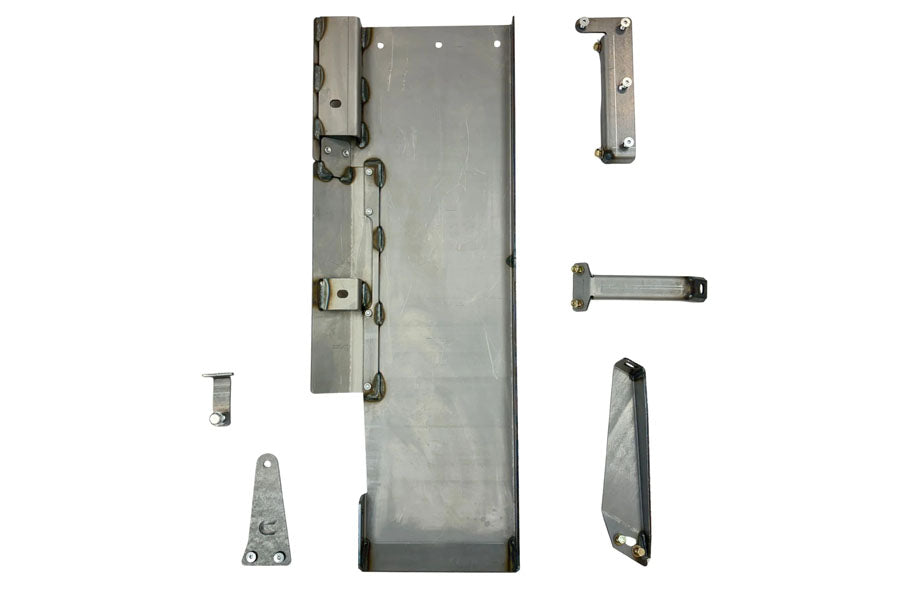Clayton Off Road Exhaust/Resonator Skid Plate - Bare