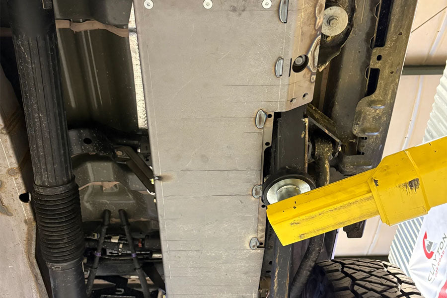 Clayton Off Road Exhaust/Resonator Skid Plate Only - Bare