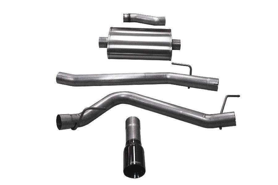 Corsa Performance 3in Cat-Back Single Side Exit Exhaust System - Black