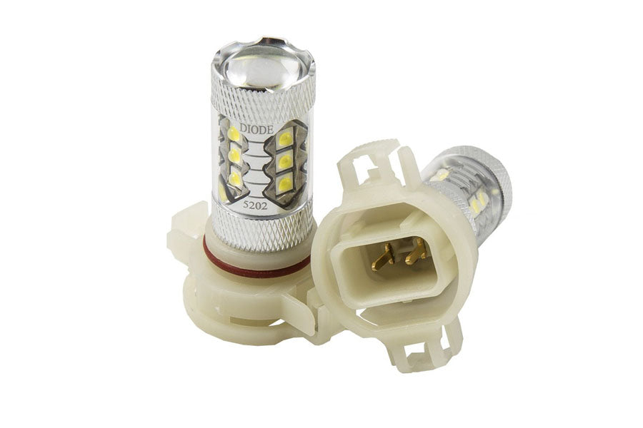 Diode Dynamics 5202/PSX24W XP80 LED Bulbs, Cool White - Pair