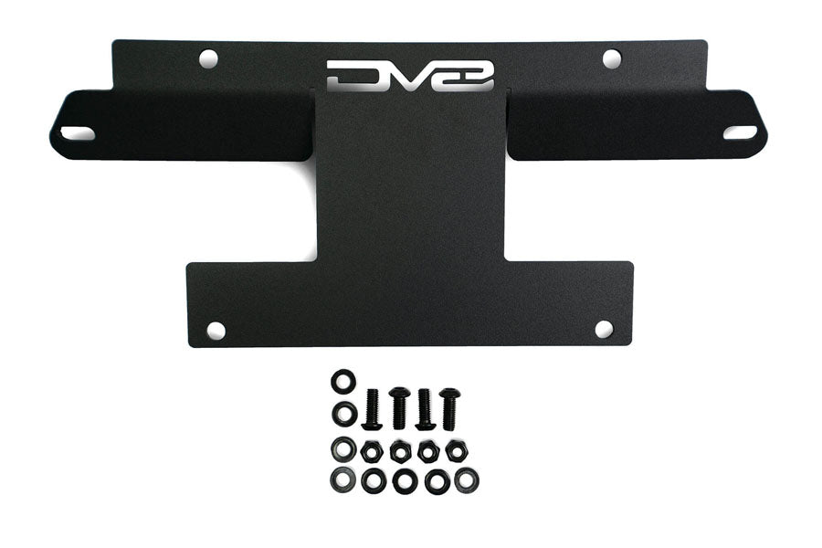 DV8 Offroad Factory Front Bumper License Relocation Bracket - Center