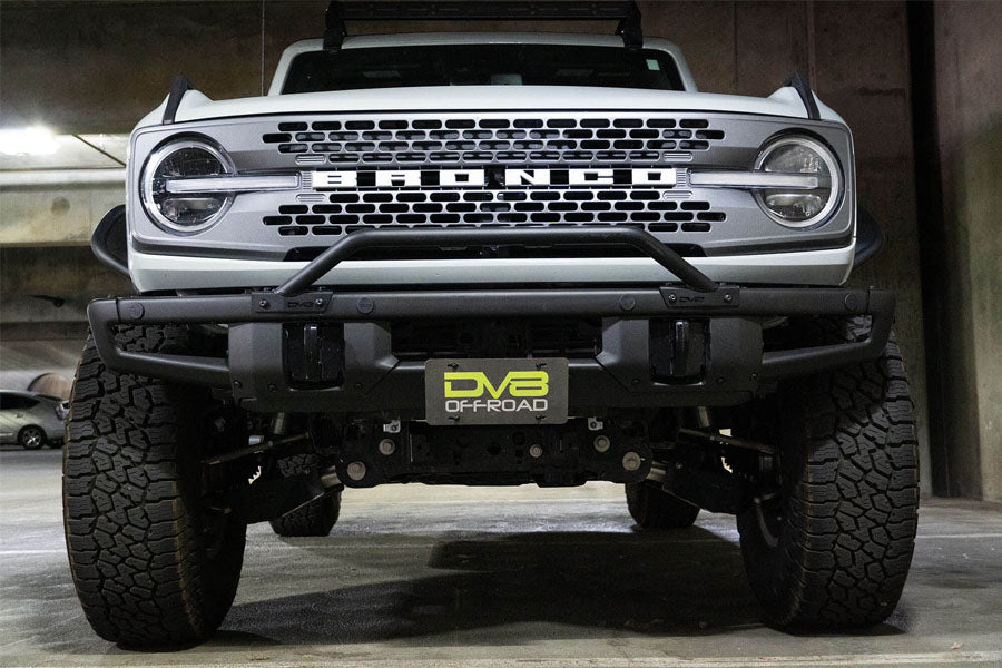 DV8 Offroad Factory Front Bumper License Relocation Bracket - Center
