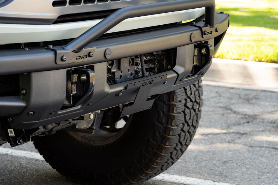 DV8 Offroad Factory Front Bumper License Relocation Bracket - Center