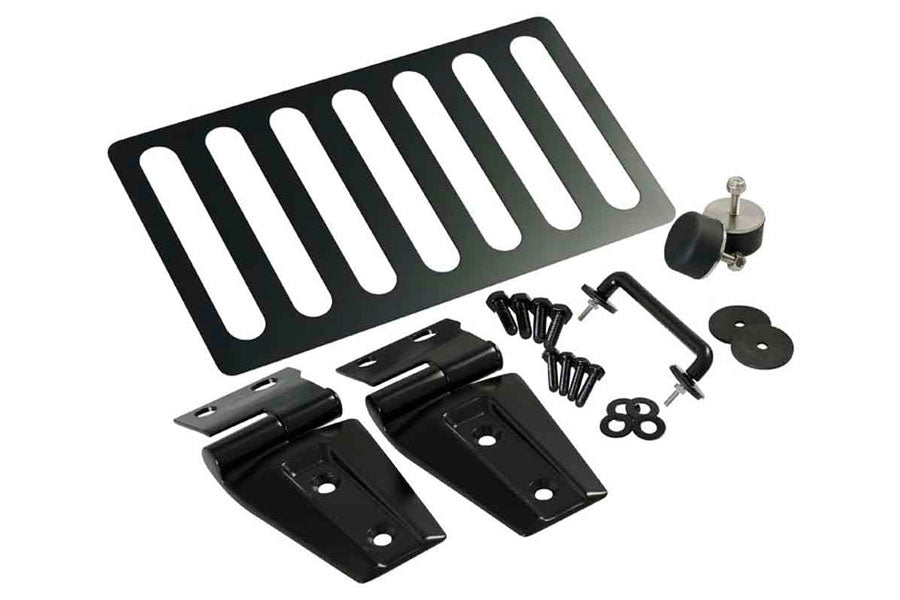 Kentrol Hood Kit w/o Hood Catch - Black Powder Coat
