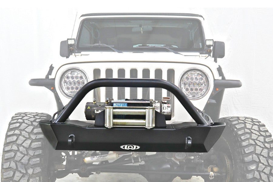 LoD Destroyer Shorty Front Bumper w/ Bull Bar - Black Texture