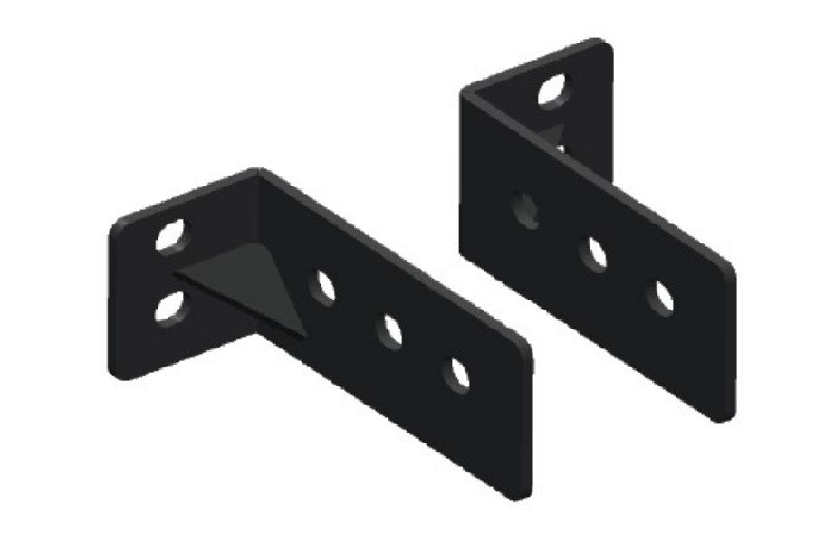 LOD Frame Tie-in Bracket For Rear Bumper - Black Powder Coated