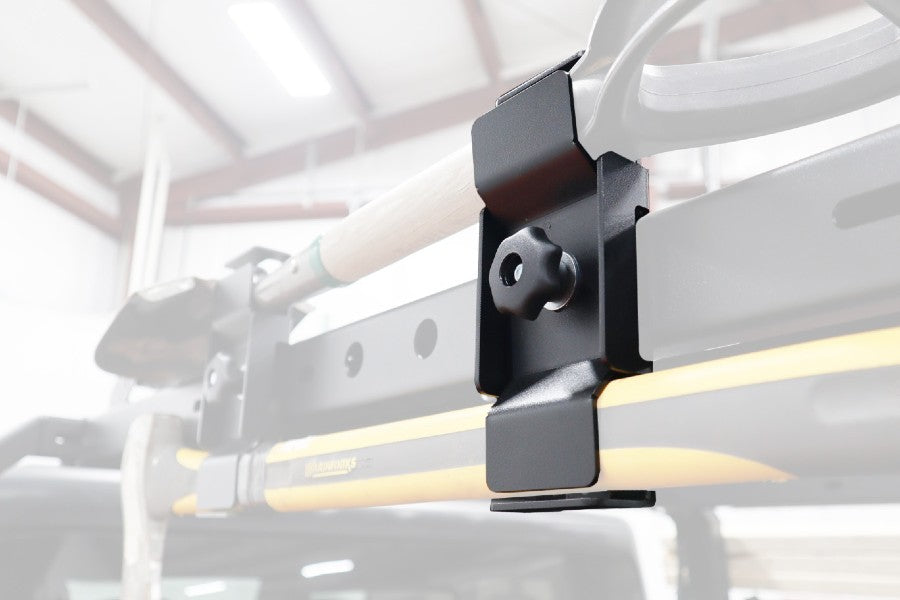 LOD Black Ops Bed Rack Trail Tool Single Mount - Black
