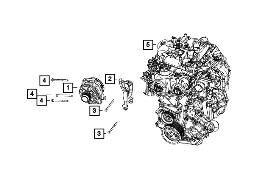 Mopar 240 Amp Alternator