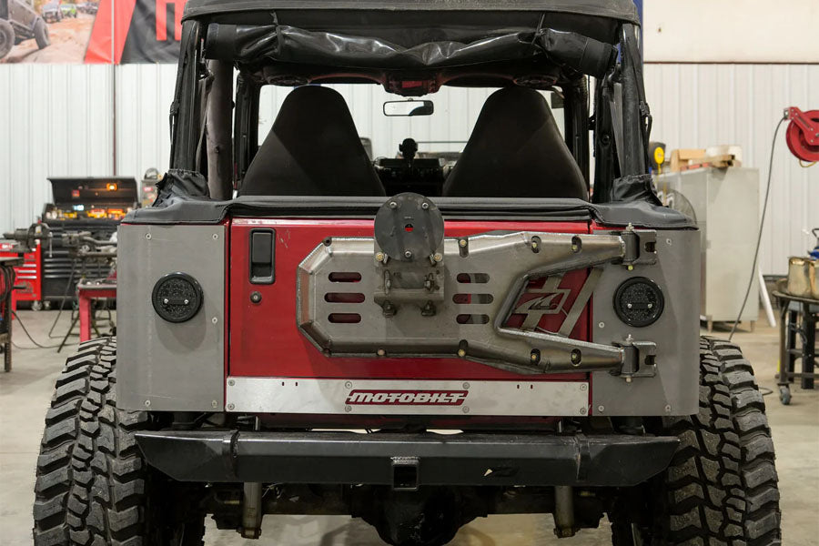 Motobilt Body Mount Tire Carrier - 5 x 4.5in