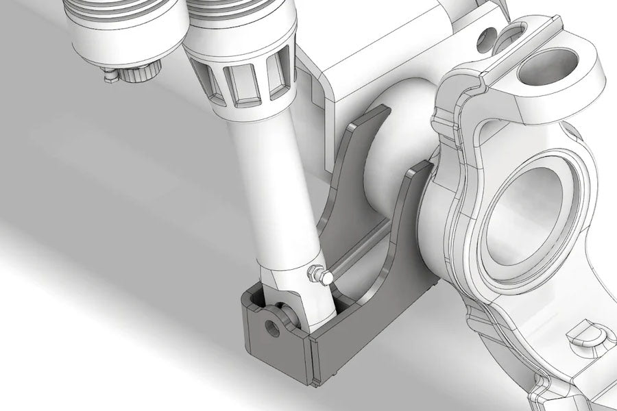 Motobilt Dana 60 Coilover Strut Drop Bracket