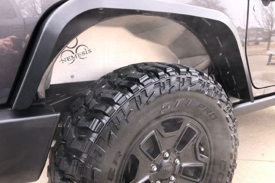 Nemesis Industries Replacement Rear Inner Fender Liner- Semi-Gloss Black