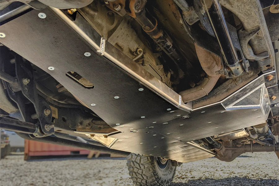 Next Venture Motorsports Aluminum Belly Skids - Bare