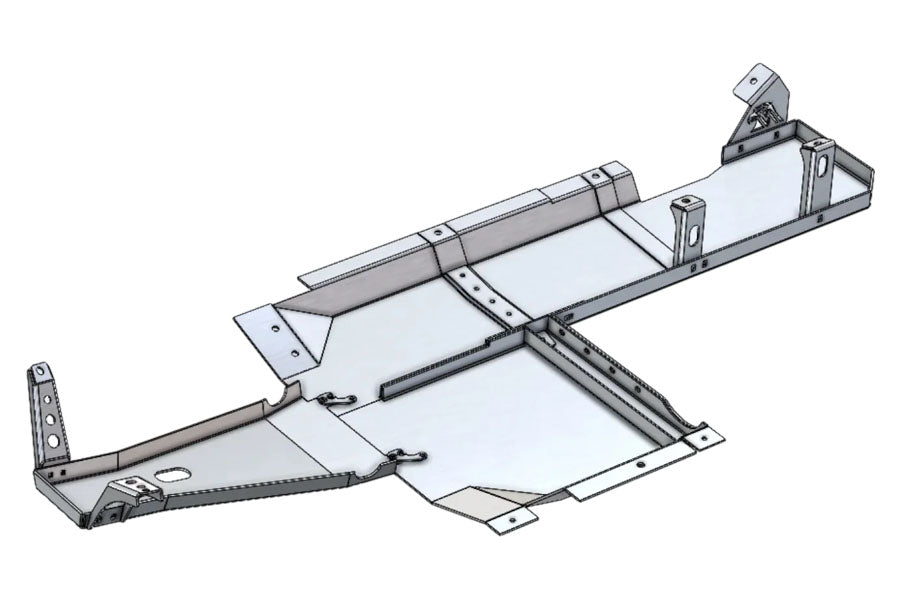 Next Venture Motorsports Aluminum Belly Skid - Bare