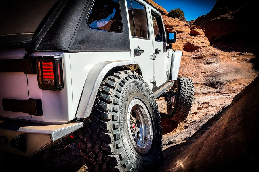 Next Venture Motorsports Aluminum High Line Rear Fender Flares Pair w/ Corner Armor