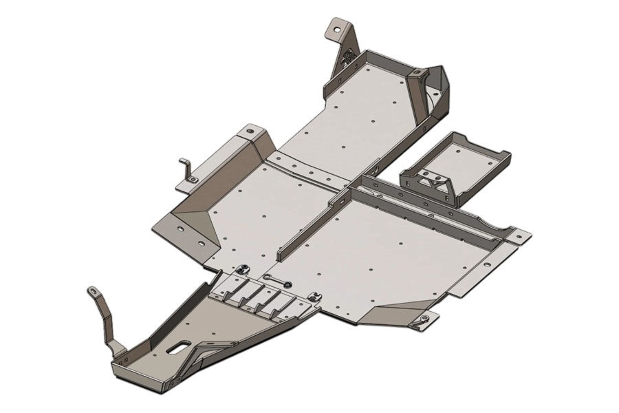 Next Venture Motorsports Aluminum Belly Skid w/ UHMW