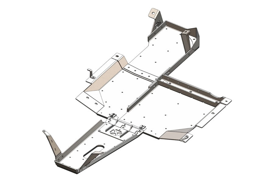 Next Venture Motorsports Aluminum Belly Skid - UHMW