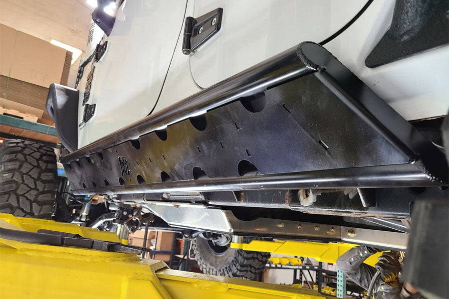 Next Venture Motorsports Rock Sliders Rimrocker Series, Frame Mounted w/ Aluminum Inserts
