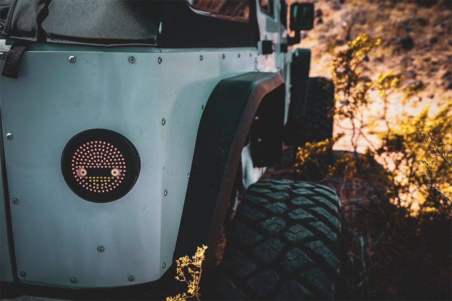 Next Venture Motorsports Rear Aluminum 'Blank' Full Corner Armor w/ Factory Fuel Door Cutout