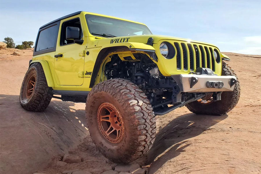 Next Venture Motorsports Featherweight Aluminum Front Stubby Bumper Only - Bare
