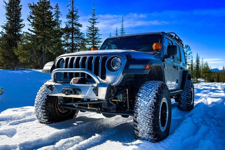Next Venture Motorsports Featherweight Aluminum Front Stubby Bumper Only - Bare