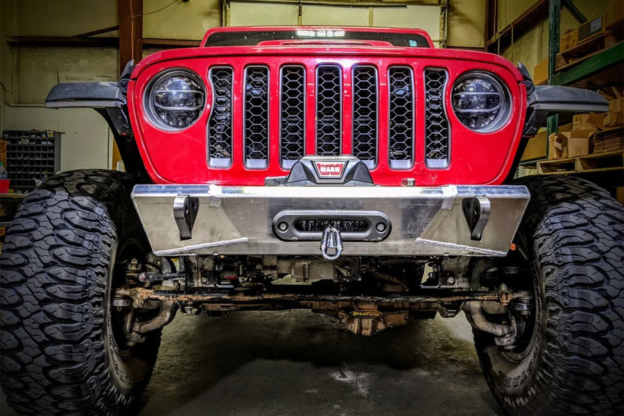 Next Venture Motorsports Featherweight Aluminum Front Stubby Bumper Only - Bare
