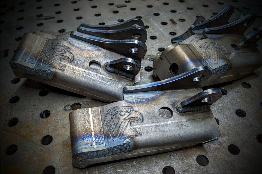 Next Venture Motorsports Hydro Assist Steering Axle Mount - Zinc Plating Silver