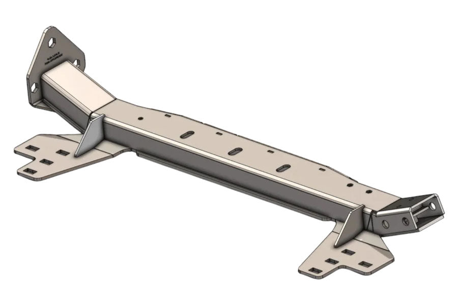 Next Venture Motorsports HD Transmission Crossmember w/ RK Tie-Ins - Silver Zinc Plating