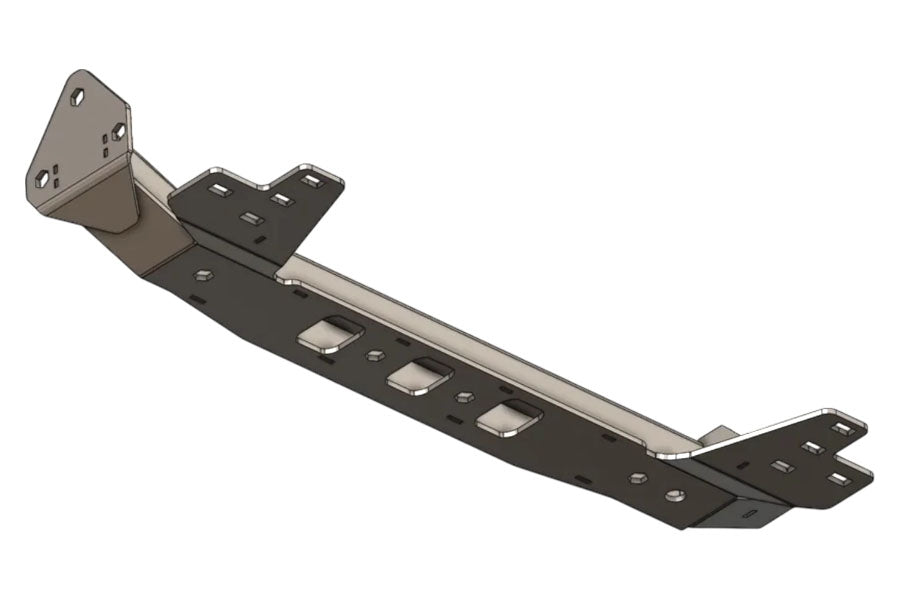 Next Venture Motorsports HD Transmission Crossmember w/ RK Tie-Ins - Silver Zinc Plating