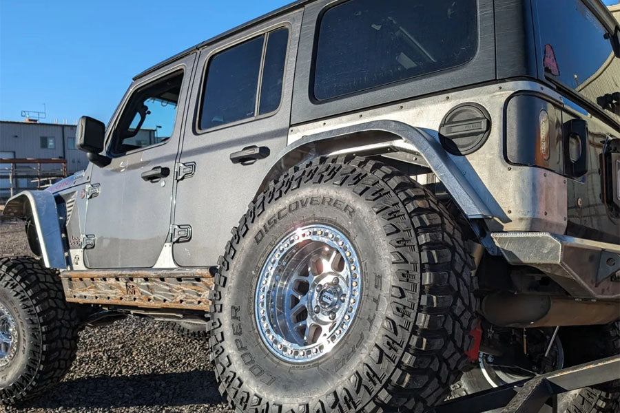 Next Venture Motorsports Rear Aluminum High Line Fender Flares, Mount w/ Corner Armor