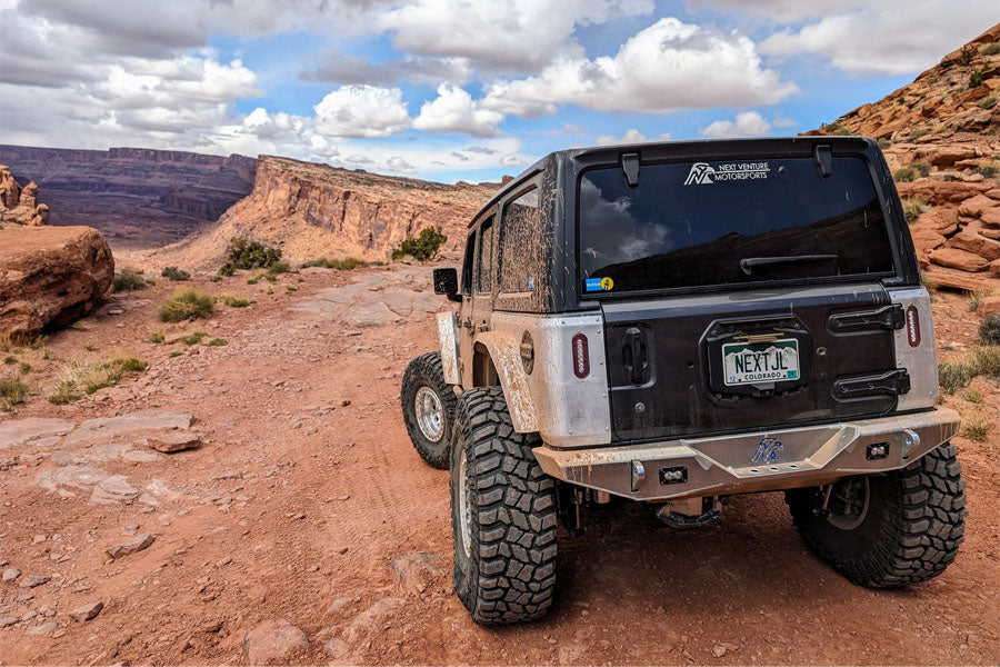 Next Venture Motorsports Rear Aluminum 'Blank' Full Corner Armor