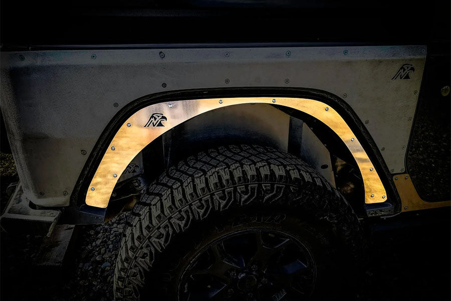 Next Venture Motorsports Aluminum Rear Fender Deletes - Factory Wheel Well