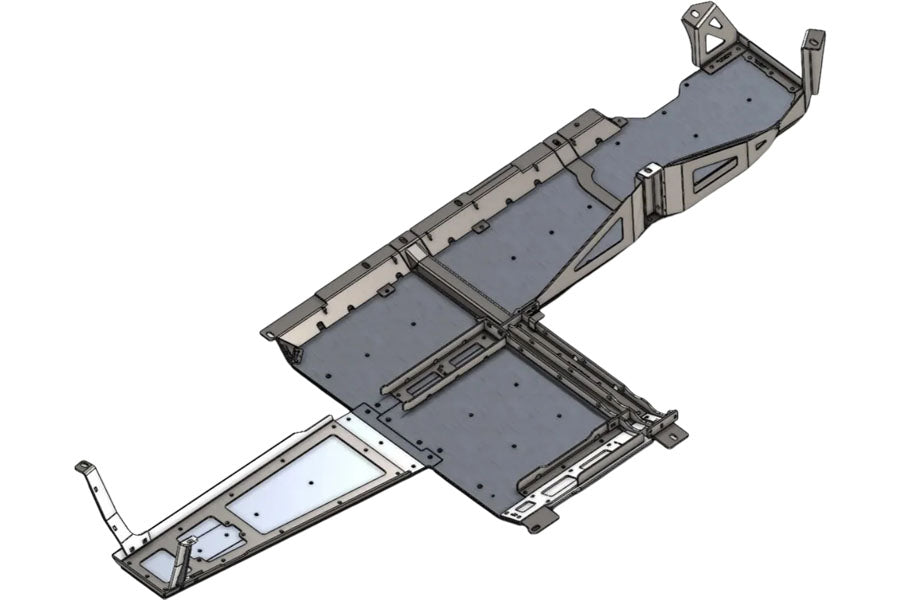 Next Venture Motorsports 7000-Series Aluminum Belly Skids - No E-Torque Skid