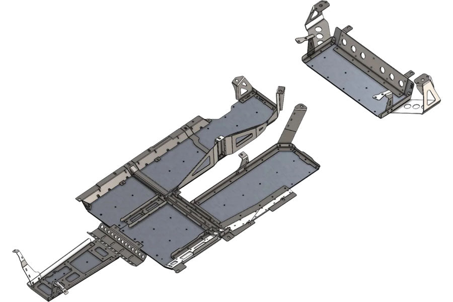 Next Venture Motorsports 7000-Series Aluminum Belly Skid w/ Stamped Steel Oil Pan