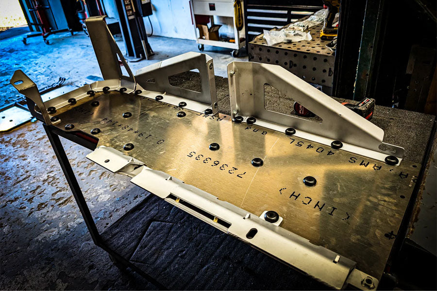 Next Venture Motorsports 7000-Series Aluminum Belly Skid w/ Stamped Steel Oil Pan